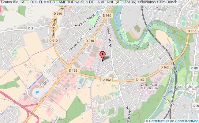 plan association Amicale Des Femmes Camerounaises De La Vienne (afcam 86) Saint-Benoît
