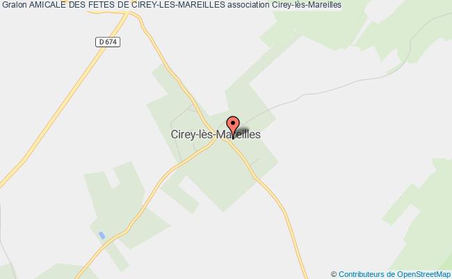 plan association Amicale Des Fetes De Cirey-les-mareilles Cirey-lès-Mareilles