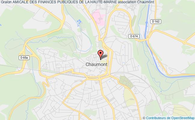 plan association Amicale Des Finances Publiques De La Haute-marne Chaumont