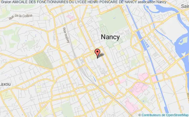 plan association Amicale Des Fonctionnaires Du Lycee Henri Poincare De Nancy Nancy