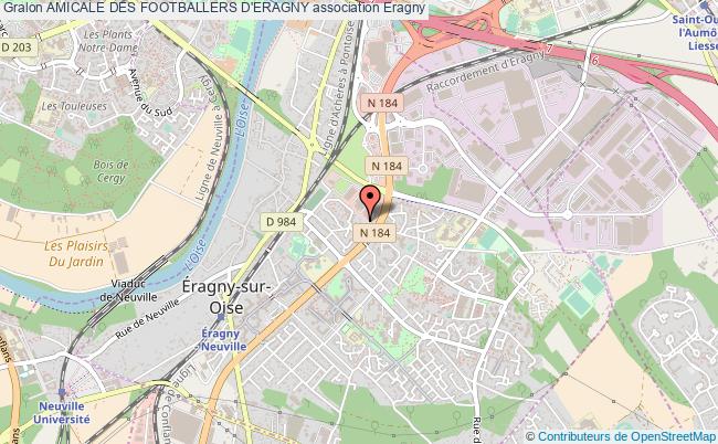 plan association Amicale Des Footballers D'eragny Éragny-sur-Oise