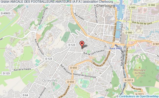 plan association Amicale Des Footballeurs Amateurs (a.f.a.) Cherbourg-Octeville