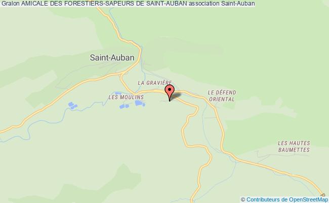 plan association Amicale Des Forestiers-sapeurs De Saint-auban Saint-Auban