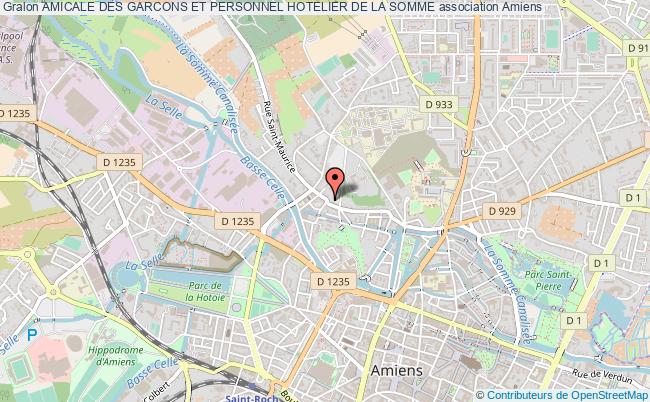 plan association Amicale Des Garcons Et Personnel Hotelier De La Somme Amiens
