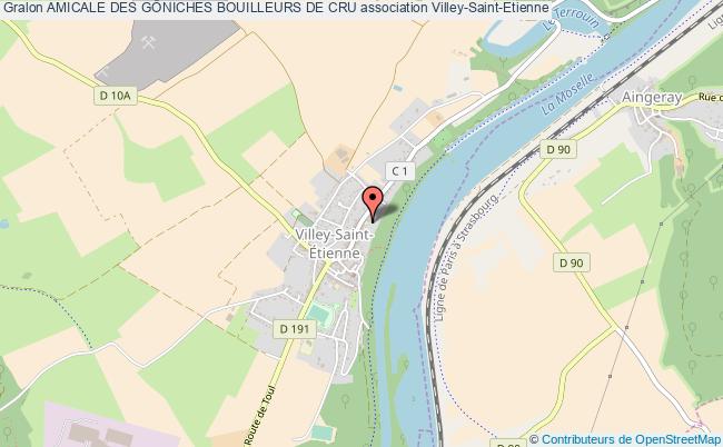 plan association Amicale Des GÔniches Bouilleurs De Cru Villey-Saint-Étienne