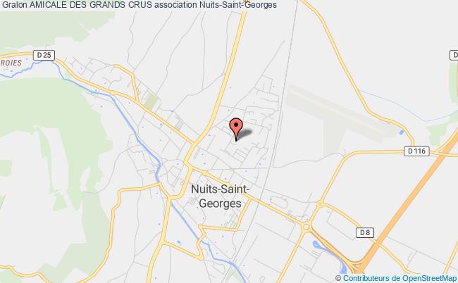plan association Amicale Des Grands Crus Nuits-Saint-Georges