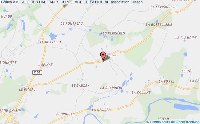 plan association Amicale Des Habitants Du Village De La Dourie Clisson