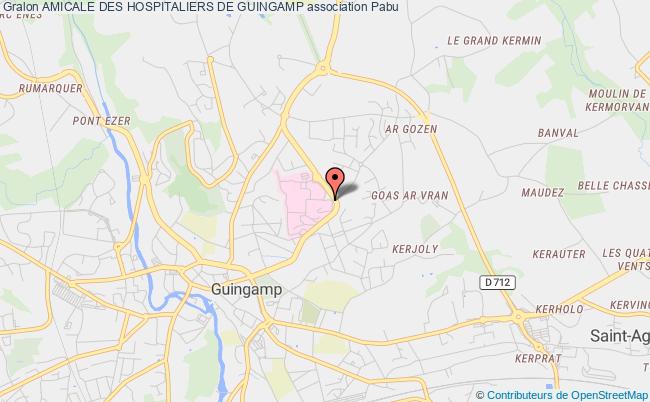 plan association Amicale Des Hospitaliers De Guingamp Pabu