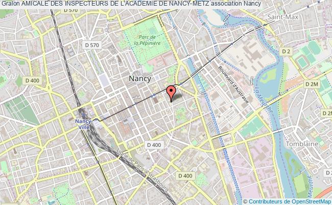 plan association Amicale Des Inspecteurs De L'academie De Nancy-metz Nancy