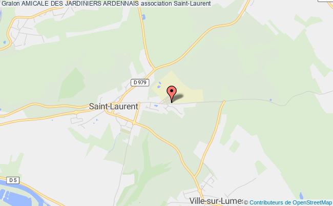 plan association Amicale Des Jardiniers Ardennais Saint-Laurent