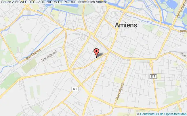 plan association Amicale Des Jardiniers D'epicure Amiens