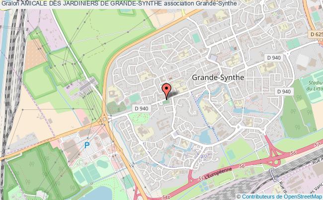 plan association Amicale Des Jardiniers De Grande-synthe Grande-Synthe
