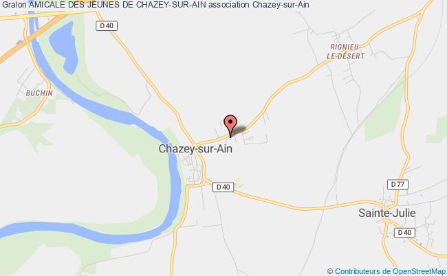 plan association Amicale Des Jeunes De Chazey-sur-ain Chazey-sur-Ain