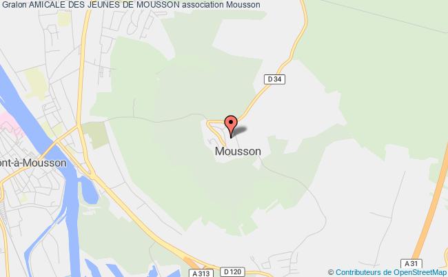 plan association Amicale Des Jeunes De Mousson Mousson