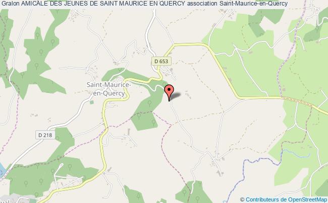 plan association Amicale Des Jeunes De Saint Maurice En Quercy Saint-Maurice-en-Quercy