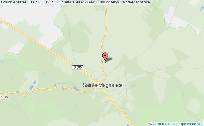 plan association Amicale Des Jeunes De Sainte-magnance Sainte-Magnance