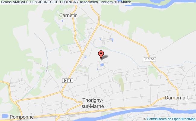 plan association Amicale Des Jeunes De Thorigny Thorigny-sur-Marne