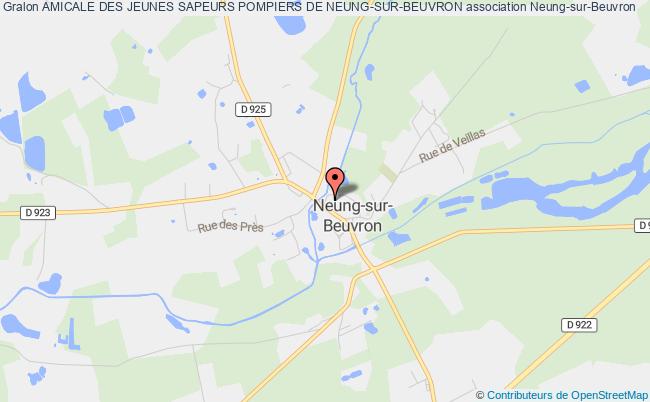 plan association Amicale Des Jeunes Sapeurs Pompiers De Neung-sur-beuvron Neung-sur-Beuvron