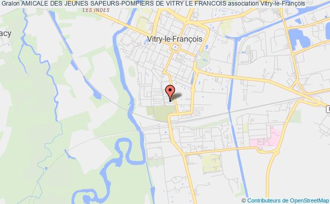 plan association Amicale Des Jeunes Sapeurs-pompiers De Vitry Le Francois Vitry-le-François