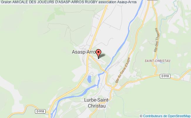 plan association Amicale Des Joueurs D'asasp-arros Rugby Asasp-Arros