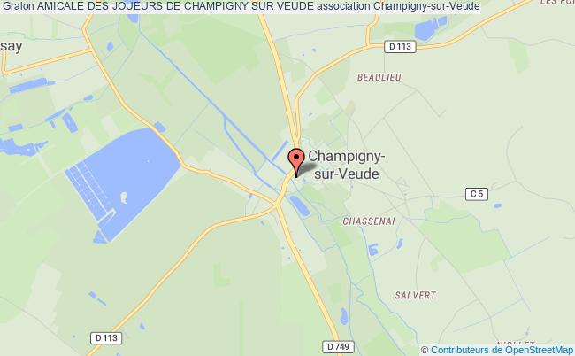 plan association Amicale Des Joueurs De Champigny Sur Veude Champigny-sur-Veude