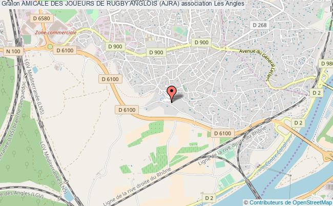 plan association Amicale Des Joueurs De Rugby Anglois (ajra) Les   Angles