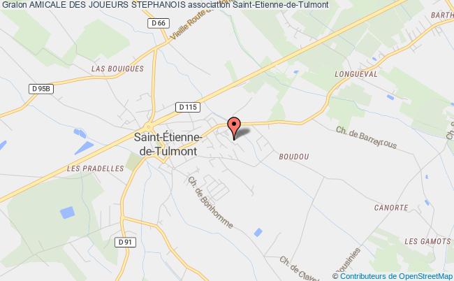 plan association Amicale Des Joueurs Stephanois Saint-Étienne-de-Tulmont