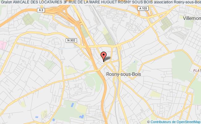 AMICALE DES LOCATAIRES 3F RUE DE LA MARE HUGUET ROSNY SOUS BOIS