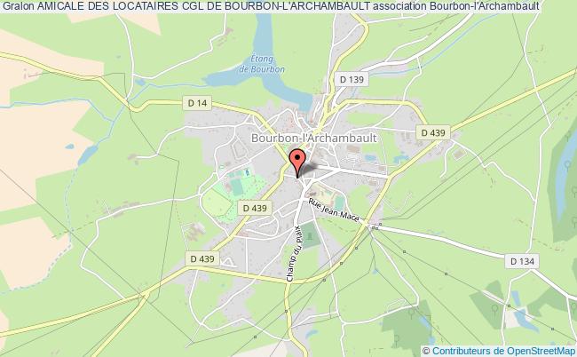 AMICALE DES LOCATAIRES CGL DE BOURBON-L'ARCHAMBAULT