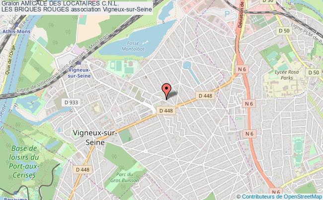 plan association Amicale Des Locataires C.n.l.
Les Briques Rouges Vigneux-sur-Seine