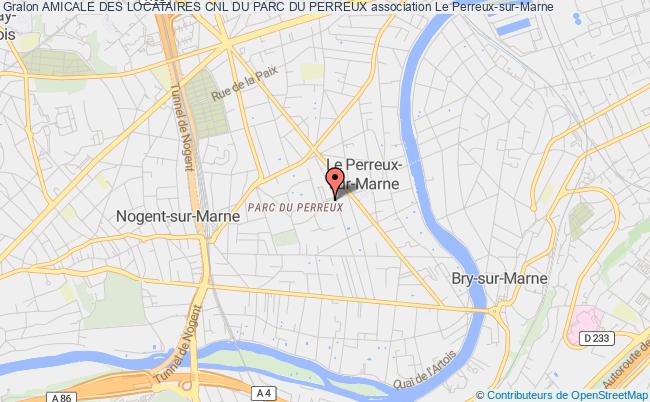 plan association Amicale Des Locataires Cnl Du Parc Du Perreux Le    Perreux-sur-Marne