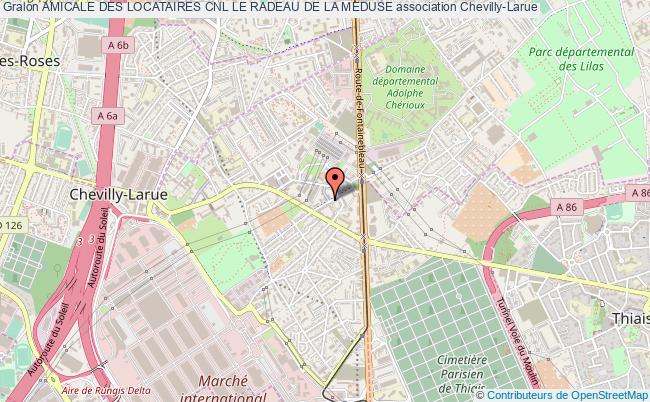 plan association Amicale Des Locataires Cnl Le Radeau De La Meduse Chevilly-Larue