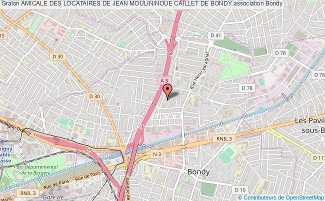 AMICALE DES LOCATAIRES DE JEAN MOULIN/NOUE CAILLET DE BONDY