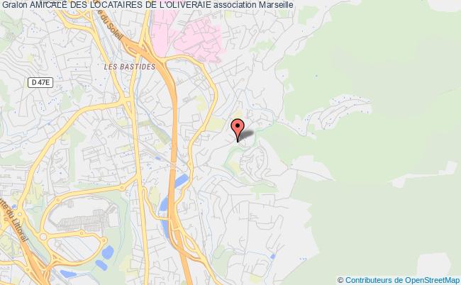 plan association Amicale Des Locataires De L'oliveraie Marseille