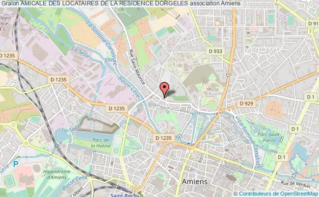 plan association Amicale Des Locataires De La Residence Dorgeles Amiens
