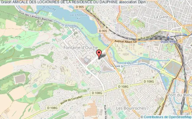 plan association Amicale Des Locataires De La Residence Du Dauphine Dijon