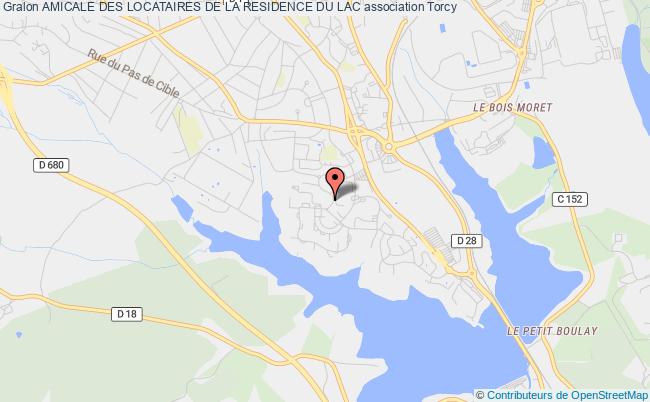 plan association Amicale Des Locataires De La Residence Du Lac Torcy