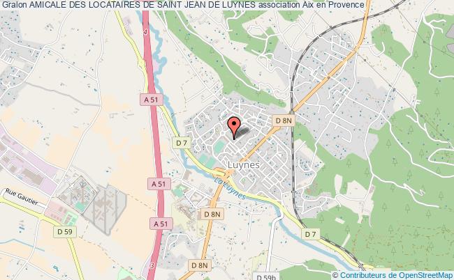plan association Amicale Des Locataires De Saint Jean De Luynes Aix-en-Provence