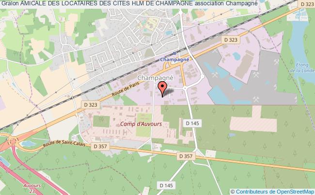 plan association Amicale Des Locataires Des Cites Hlm De Champagne Champagné