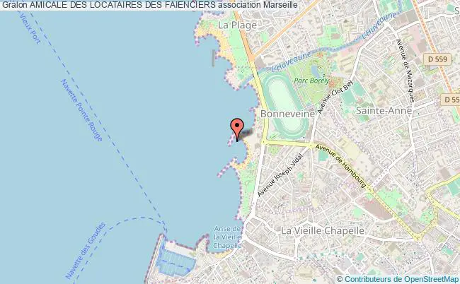 plan association Amicale Des Locataires Des Faienciers Marseille 11