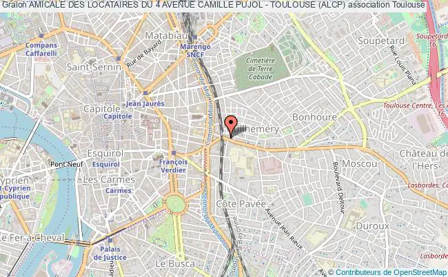 plan association Amicale Des Locataires Du 4 Avenue Camille Pujol - Toulouse (alcp) Toulouse