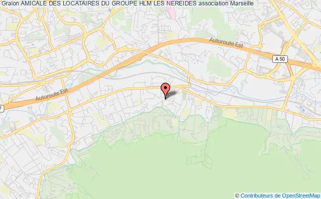 plan association Amicale Des Locataires Du Groupe Hlm Les Nereides Marseille