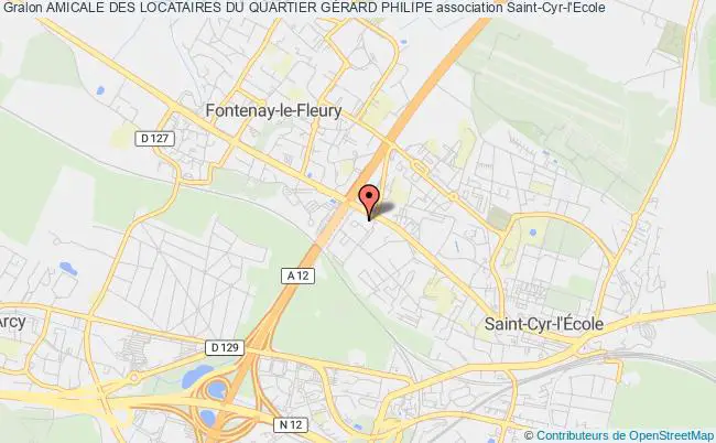 plan association Amicale Des Locataires Du Quartier GÉrard Philipe Saint-Cyr-l'École