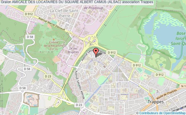 plan association Amicale Des Locataires Du Square Albert Camus (alsac) Trappes