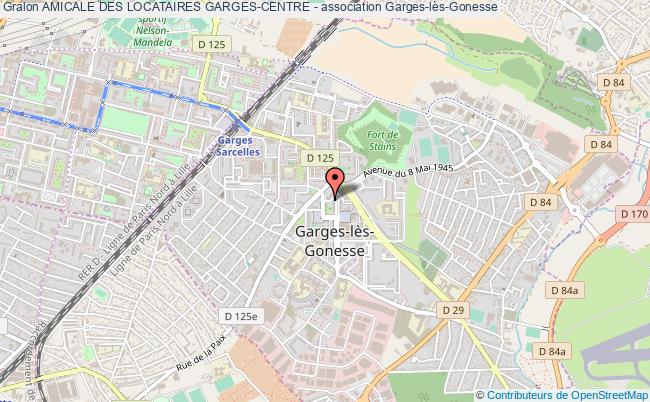 plan association Amicale Des Locataires Garges-centre - Garges-lès-Gonesse