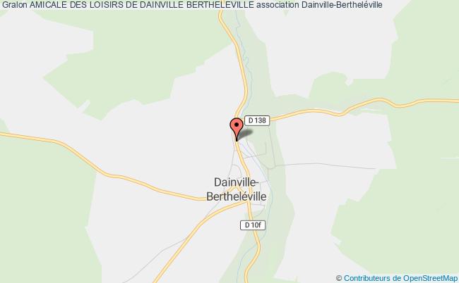 plan association Amicale Des Loisirs De Dainville Bertheleville Dainville-Bertheléville