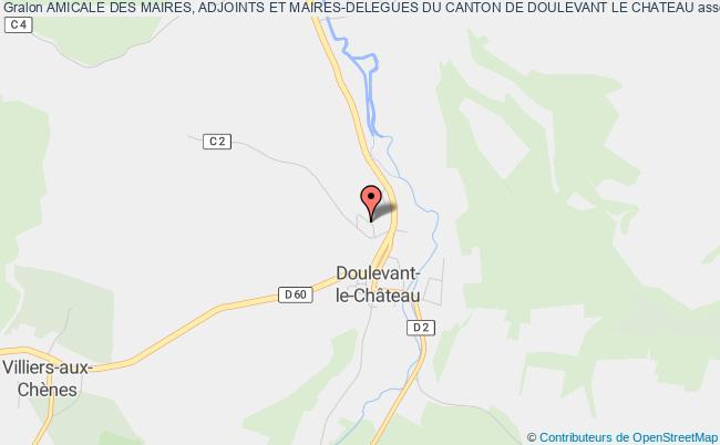 plan association Amicale Des Maires, Adjoints Et Maires-delegues Du Canton De Doulevant Le Chateau Doulevant-le-Château