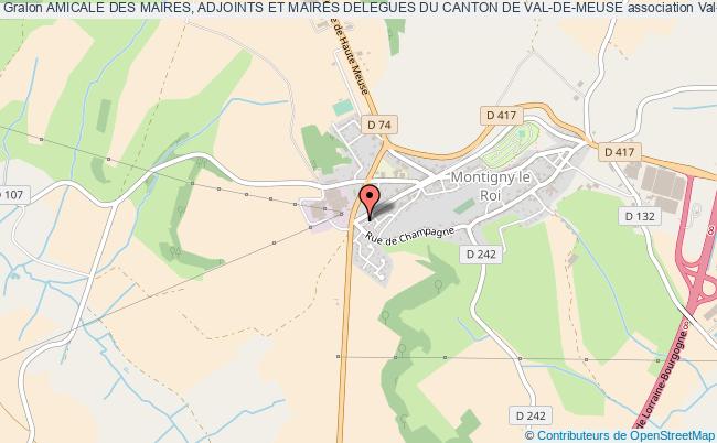 plan association Amicale Des Maires, Adjoints Et Maires Delegues Du Canton De Val-de-meuse Val-de-Meuse