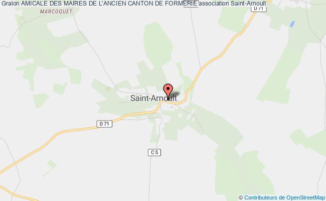 plan association Amicale Des Maires De L'ancien Canton De Formerie Saint-Arnoult