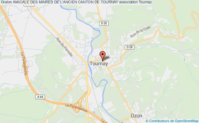plan association Amicale Des Maires De L'ancien Canton De Tournay Tournay